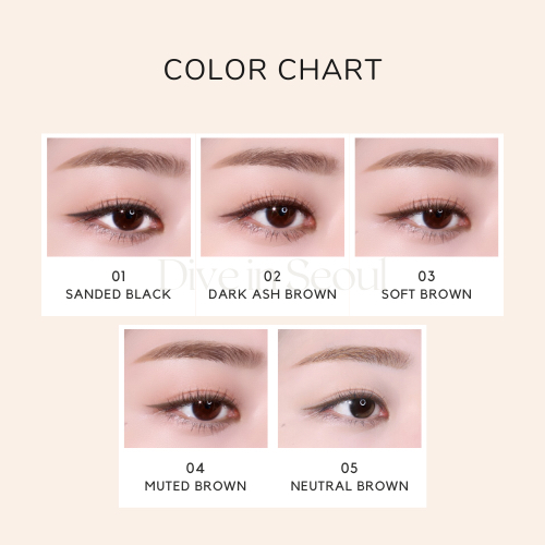 Real Ash Pencil Liner – 5 màu