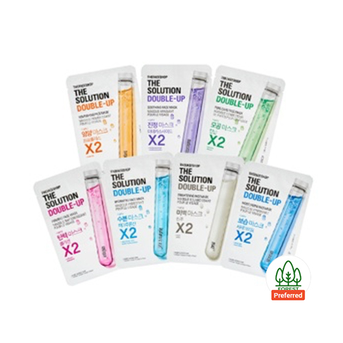 [The face shop] the Solution Double Up Mask. / the face shop ❈ ❈ (Hạn sử dụng 2027)