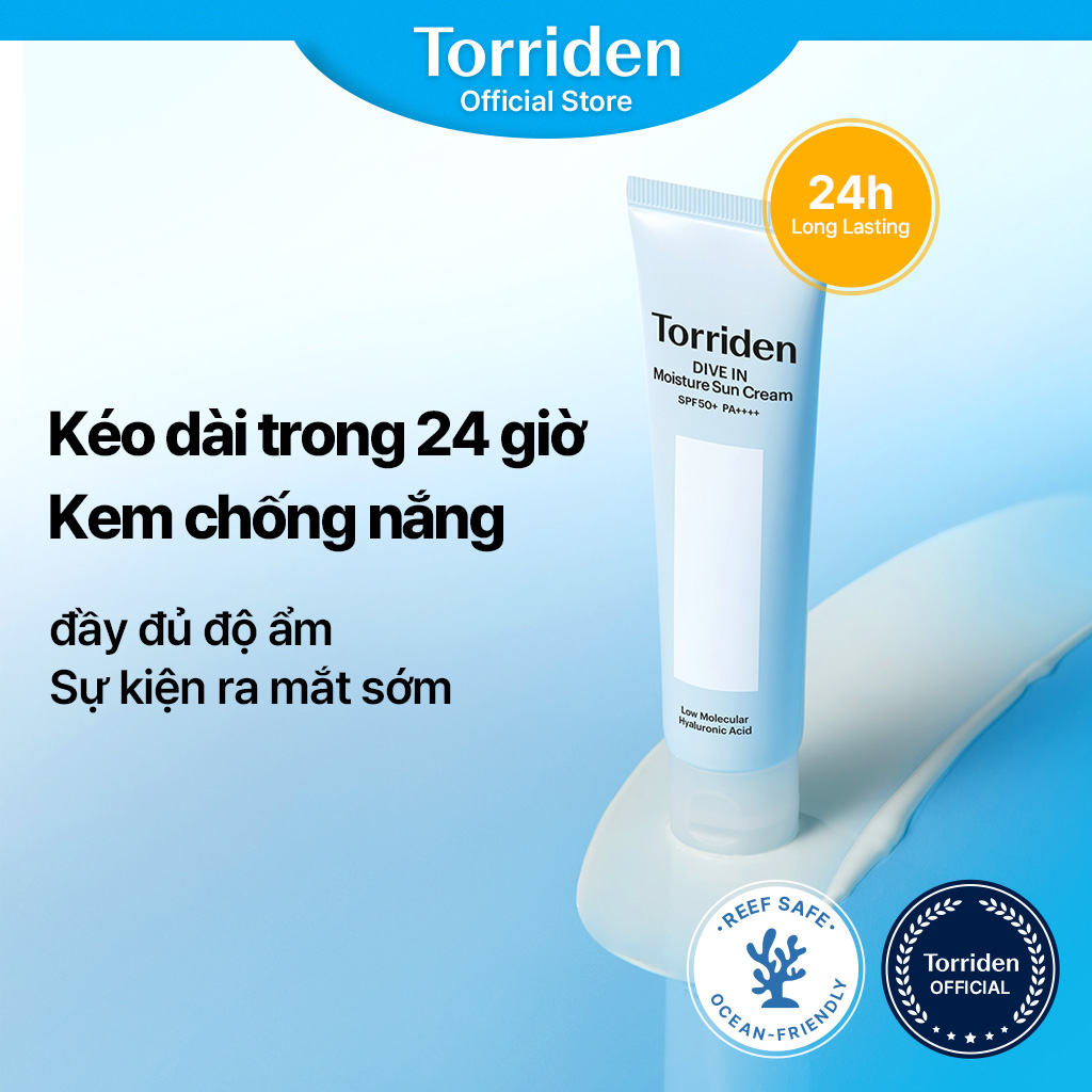 [Torriden Official] Kem Chống Nắng 3 Loại Dưỡng Ẩm Nhẹ Nhàng Lặn CICA Nâng Tông Da Chống Nắng 2ml * 6ea