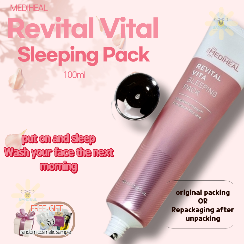 MEDIHEAL Revital Vita Sleeping Pack 100ml/EXP20241212