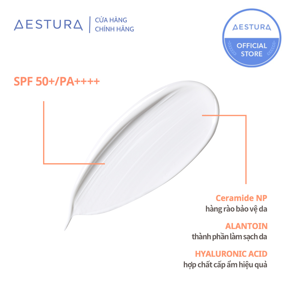 Kem chống nắng AESTURA Derma UV365 Barrier Hydro Mineral Sunscreen 40ml