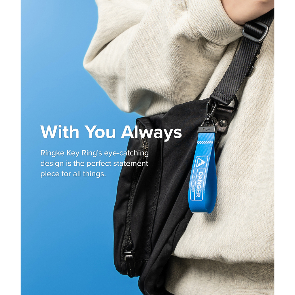 Dây đeo Ringke Key Ring tương thích với Tai nghe Phím Máy ảnh ID