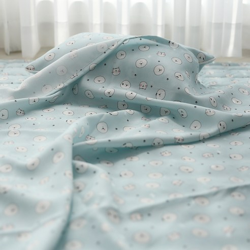 Chăn hè sợi Visco Rayon mỏng mát cho bé DK Home Hàn Quốc