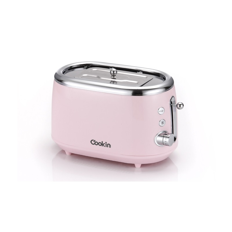 Kitchen Flower Cookin Retro Electric Toaster Pink Color