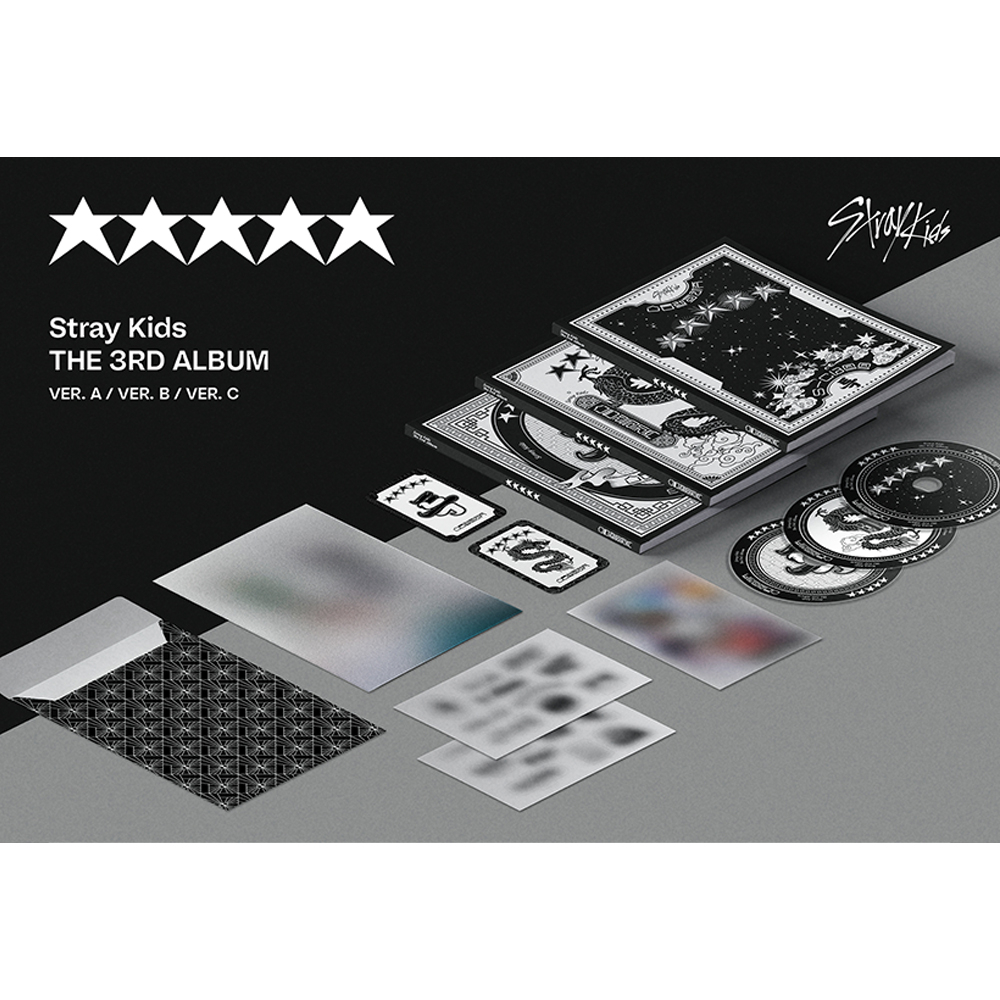 Album Stray Kids thứ 3 "5 ngôi sao" phiên bản thông thường với JYP pob