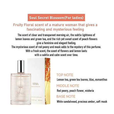 THE FACE SHOP Chai Xịt Nước Hoa Soul Eau De 30ml