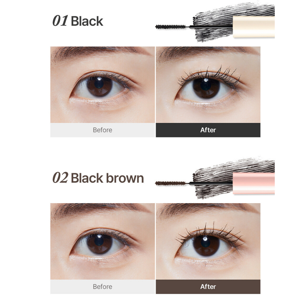 Milchak Sensitive Mascara | Bút Kẻ Mắt / Lông Mày Trang Điểm Chuyên Nghiệp