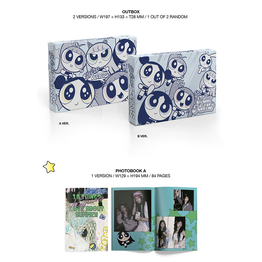NewJeans - 2ND EP The POWERPUFF GIRLS X NJ Box Ver.