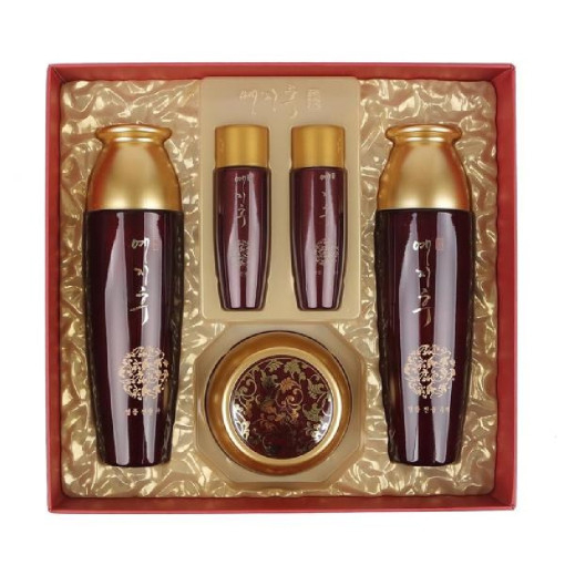 Bộ sản phẩm 5 món chăm sóc da chống lão hóa Yezihu nhân sâm