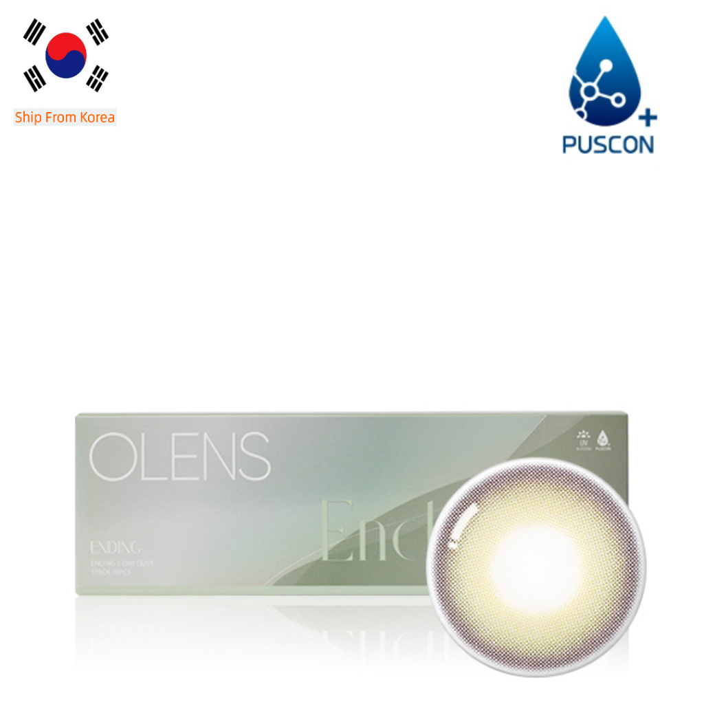 Ống Kính Olens Ending Olive 10P Kiểu Hàn Quốc