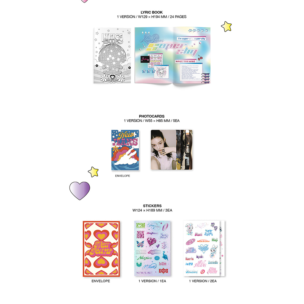 Album EP thứ 2 KPOP GOODS NJ phiên bản Box nhãn Hybe NewJeans Get Up