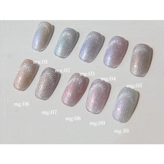 Gel Sữa Chua x Bột Nam Châm 10 Màu Sắc