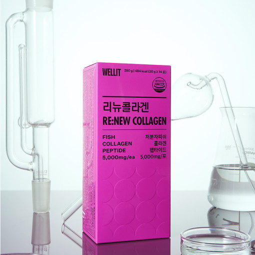 Collagen Peptide hàm lượng cao dạng nước Wellit Renew 280g