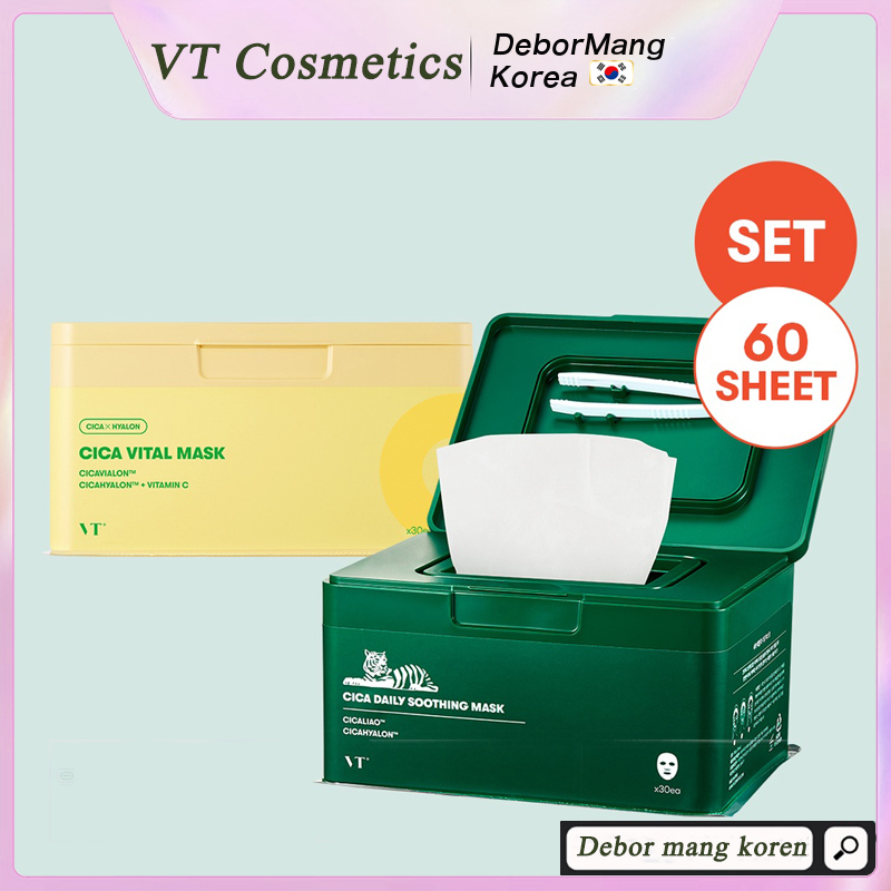Mặt Nạ Cica / Vital / Cica Collagen / Reti-A Chăm Sóc Da Hàng Ngày 30ea / VTCOSMETICS