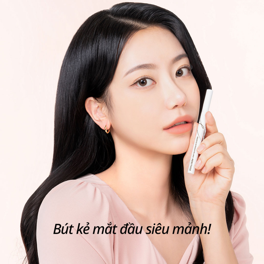 Bút kẻ mắt đầu lông siêu mảnh/ siêu mỏng chống thấm nước Reeledge Super Slim Pen Liner 0.6g