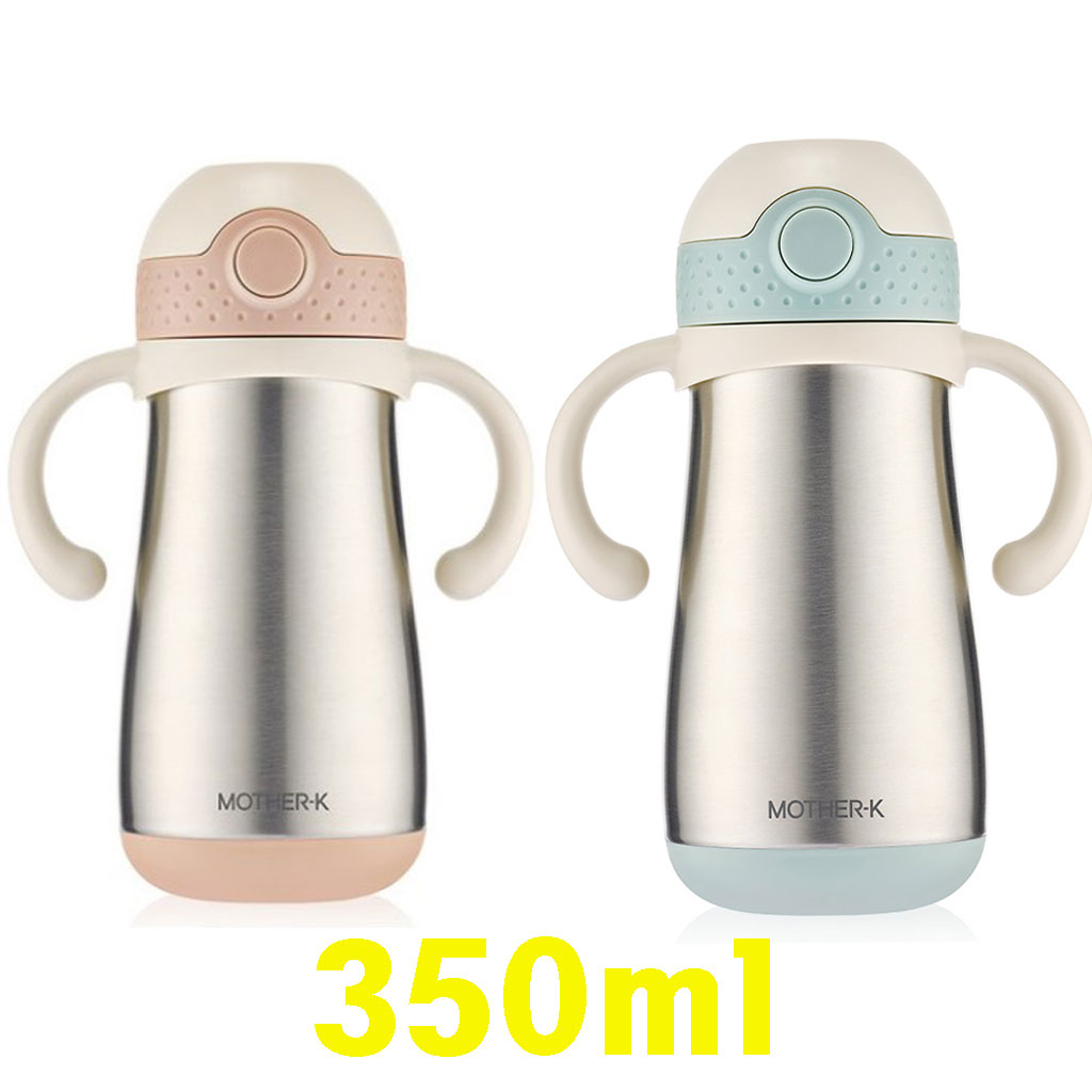 [Mother-K] Bình giữ nhiệt bằng thép không gỉ thương hiệu Mother-K (350mL) / bình nước giữ nhiệt cho bé nhỏ / bình nước giữ nhiệt cho bé