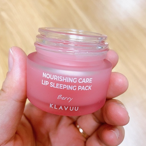 Mặt nạ ngủ dưỡng hồng môi Klavuu Nourishing Care Lip Sleeping Pack 20g