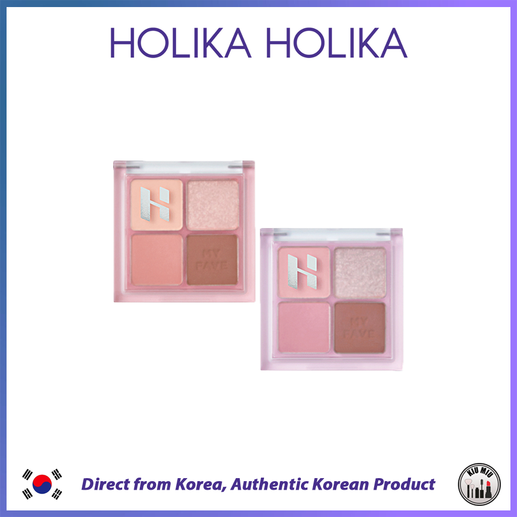 HOLIKA HOLIKA MY FAVE 4 EYE SHADOW PALETTE *ORIGINAL KOREA*