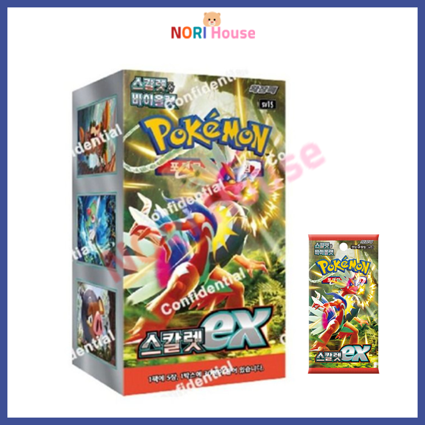 Box Bài Pokemon Card Scarlet & Violet Scarlet Ex 1 Hộp 30 gói