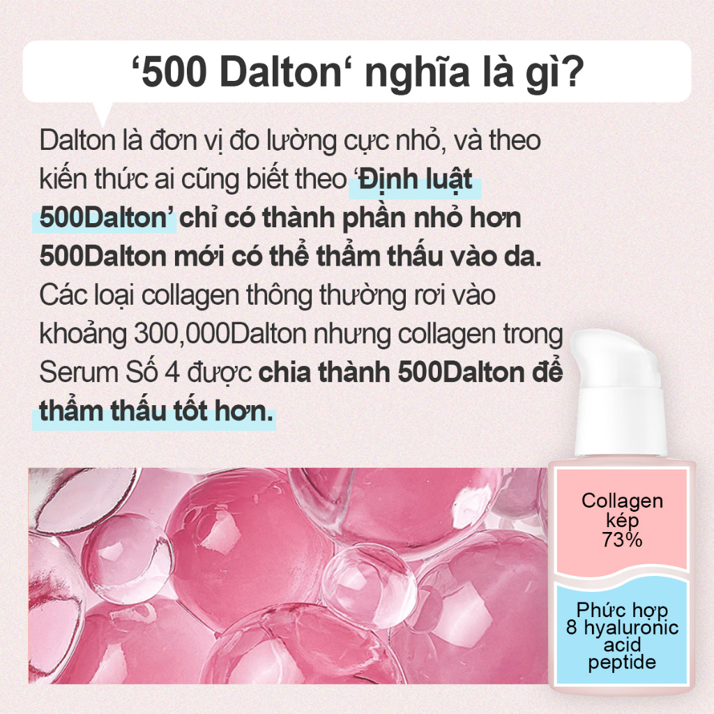 Serum pudding 74% collagen numbuzin số 4