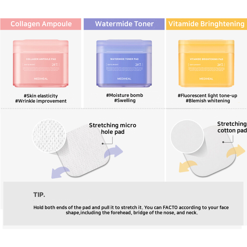 Đệm Làm Sáng Vitamide 100P + 100P / Phyto-Enzyme 90P + 90P