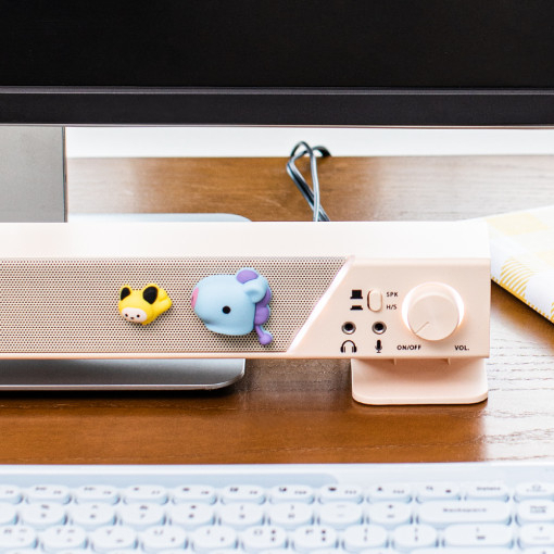 Loa máy tính để bàn BT21 Baby Little Buddy âm thanh sống động, đèn LED