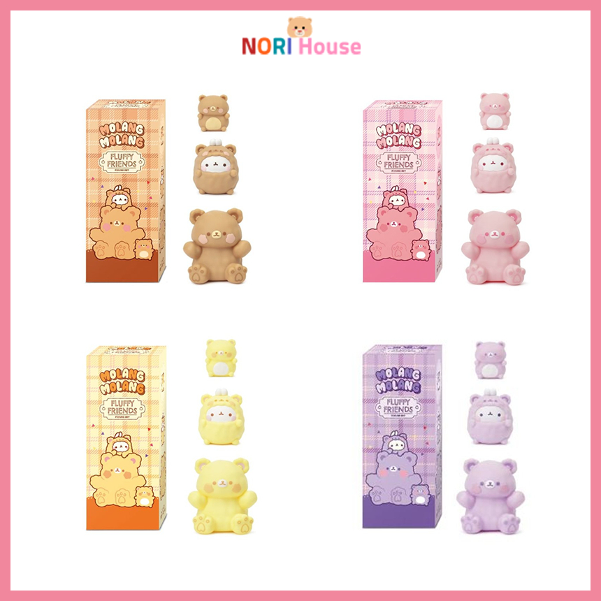 Mô Hình Búp Bê Molang Nhồi Bông Đáng Yêu