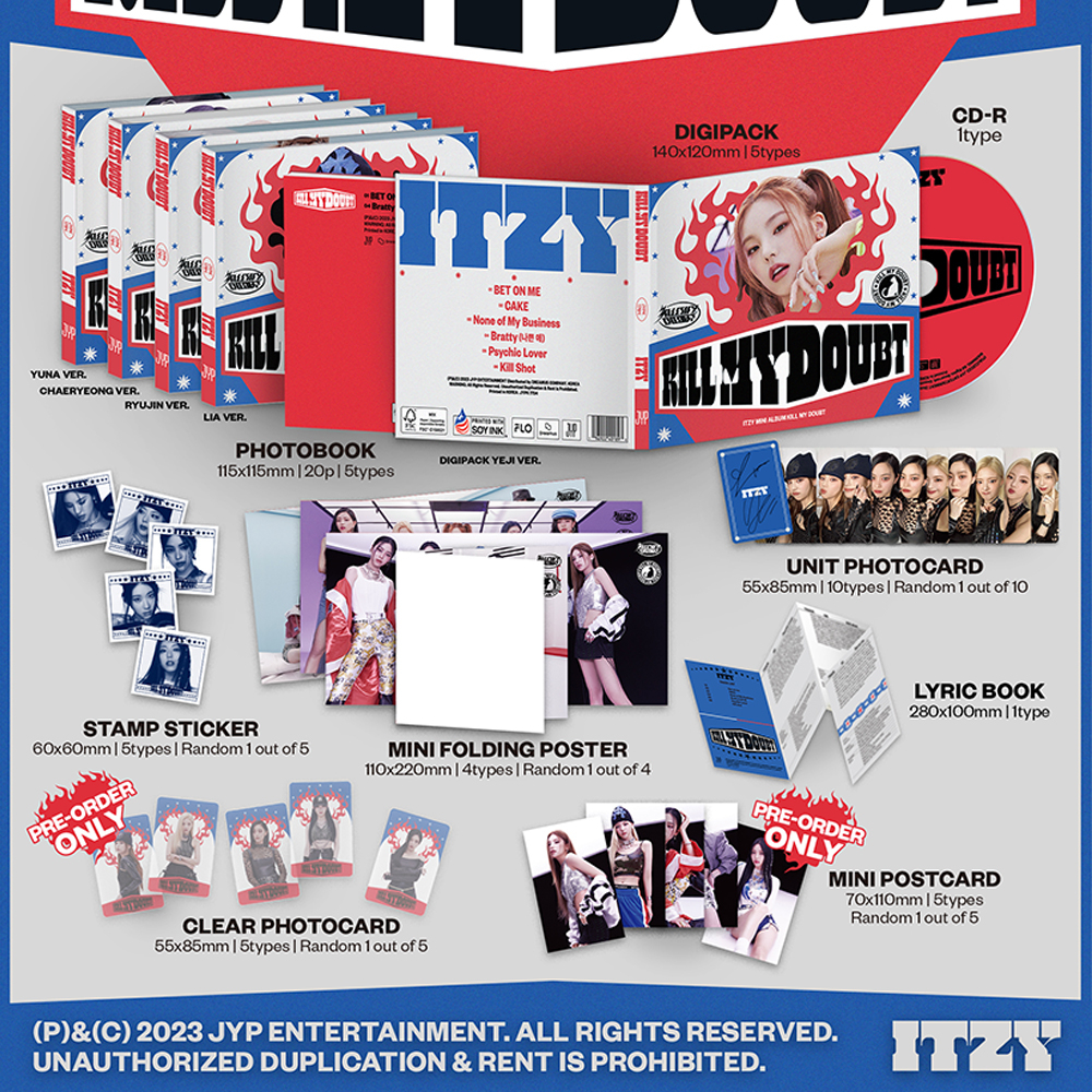 ITZY kill my doubt digipack version
