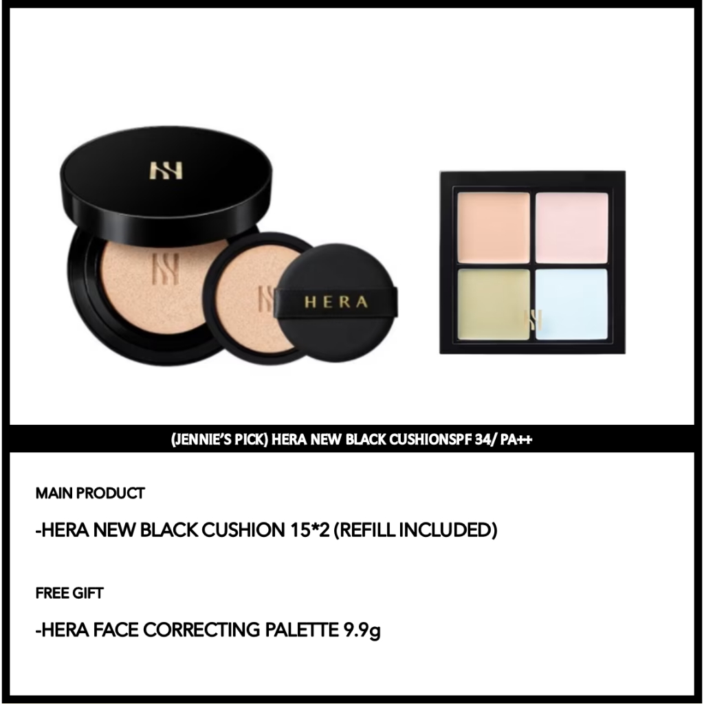 Phấn Nước HERA NEW BLACK CUSHION 15g*2 SPF34 PA++