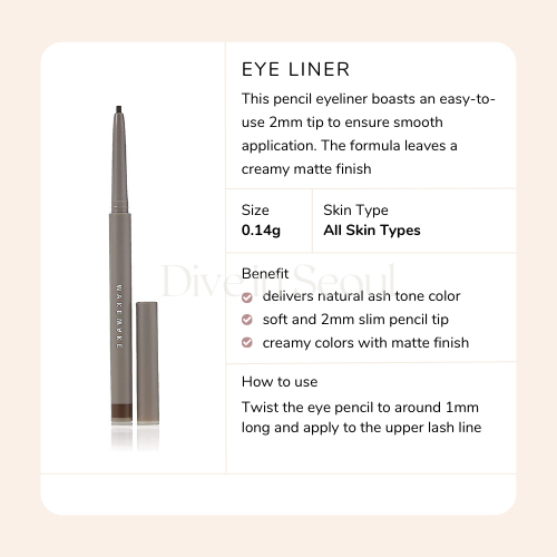 Real Ash Pencil Liner – 5 màu