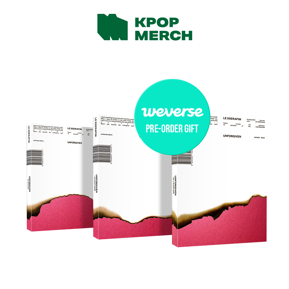Album đầu tay Hybe Labels Le sserafim Unforgiven