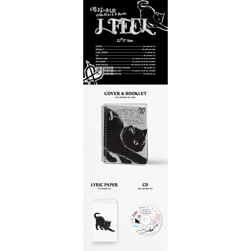 IDLE Album Ảnh Mini 6th [I FEEL]