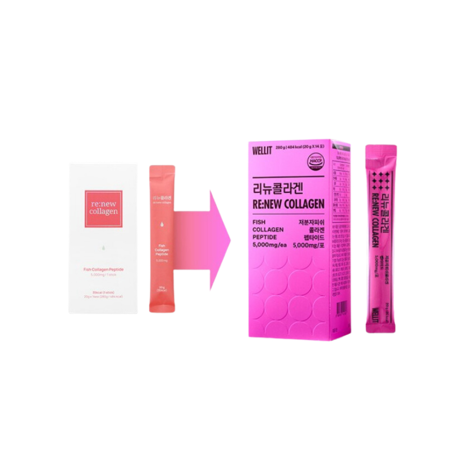 Collagen Peptide hàm lượng cao dạng nước Wellit Renew 280g