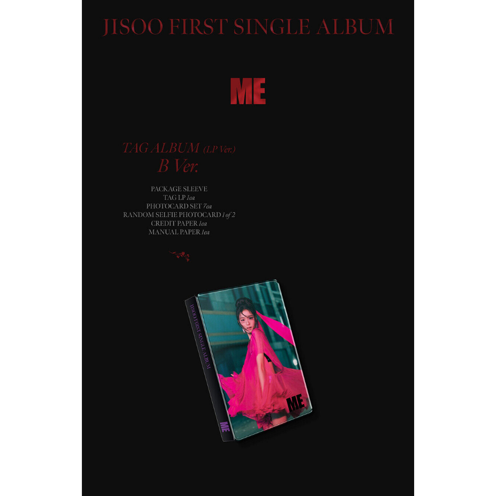BLACKPINK JISOO  First Single Album TAG ALBUM