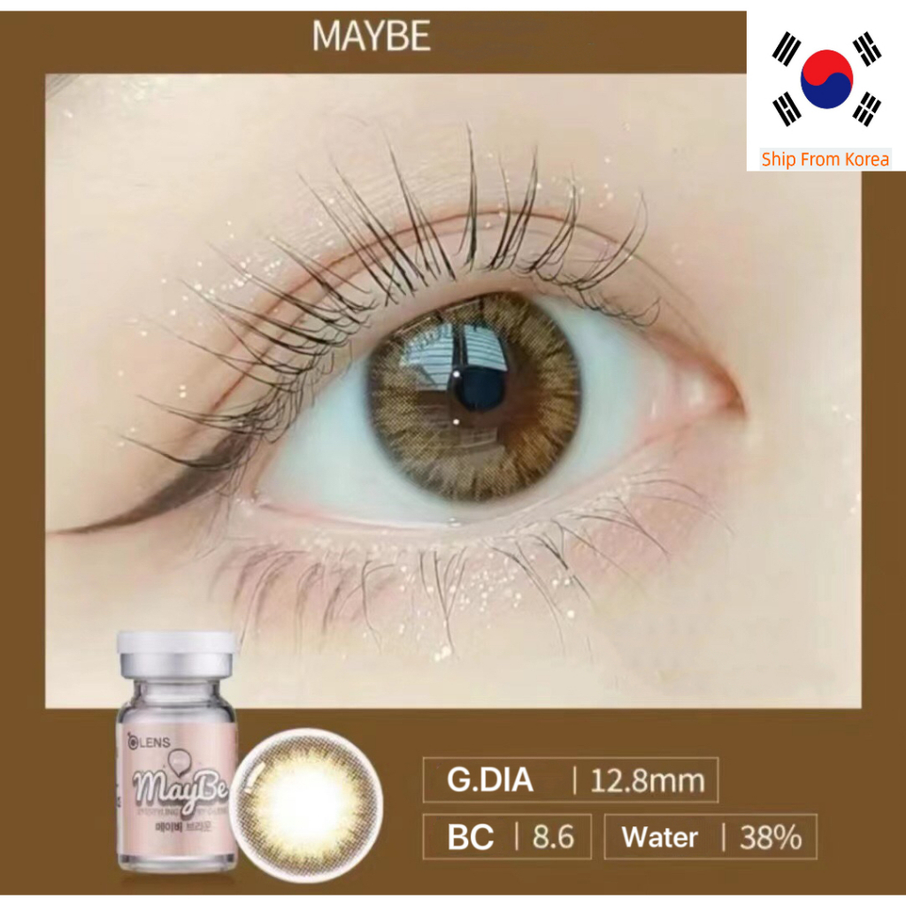 Ống Kính olens Hàn Quốc Màu Nâu Cho Chu Kỳ 3-6 Tháng