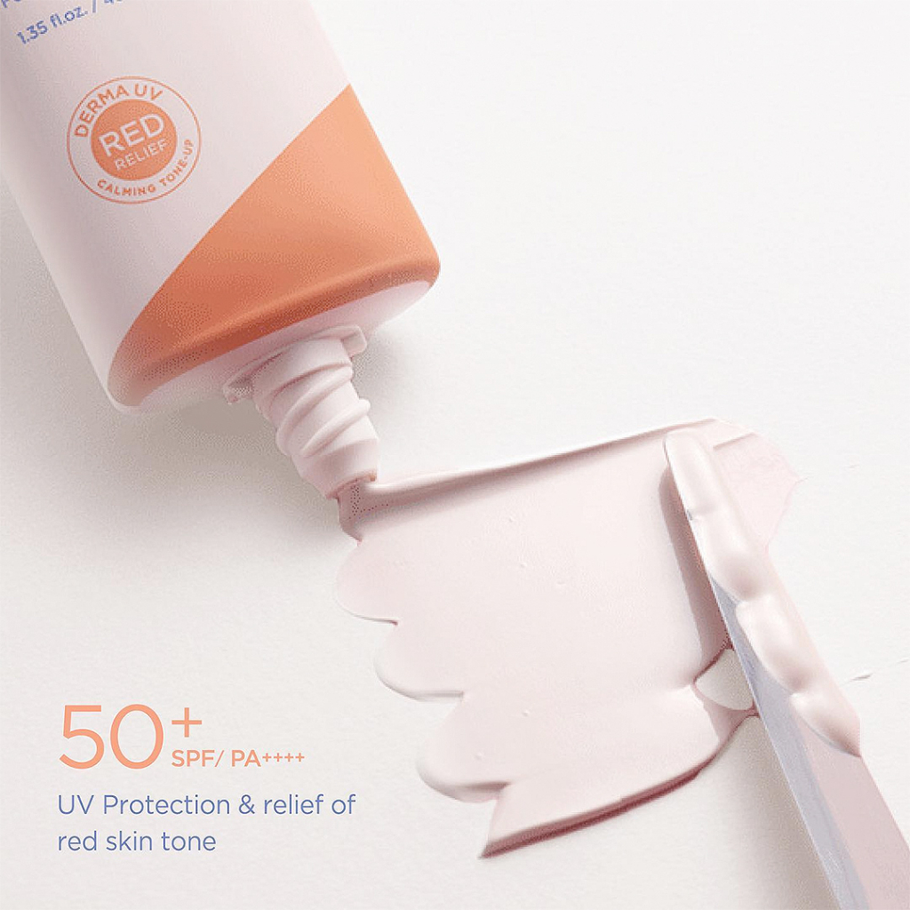 AESTURA Derma UV 365 Barrier Hydro Mineral Sun Block / Red Calming Tone-Up Sunscreen Kem Chống Nắng Aesturaderma uv 365 barrier Chống Tia uv Làm Dịu Tông Màu Da pa + + + - Bảo Vệ Da