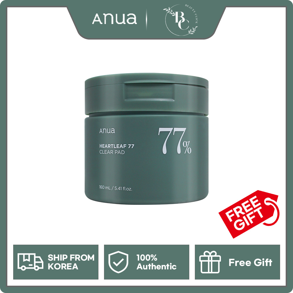 Bông Tẩy Da Chết Toner Pad Anua Heartleaf 77% Clear Pad 70 Pads 160ml + Một Món Quà Nhỏ