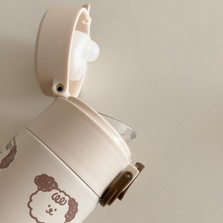 Bình uống nước giữ nhiệt UBMOM One-Touch Bubblemong Stainless Tumbler 220ml