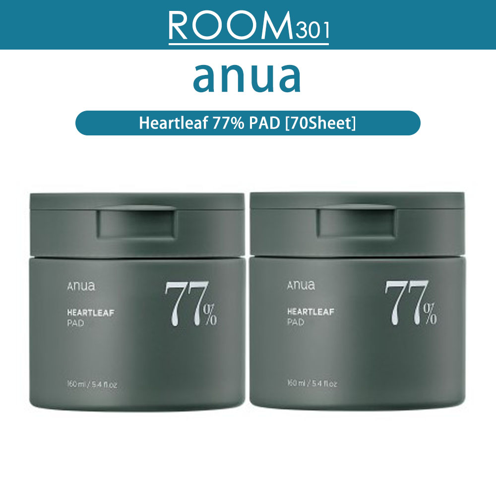 [anua] Anua heartleaf 77% clear pad (70sheet) anti-sebum pore tightening pad