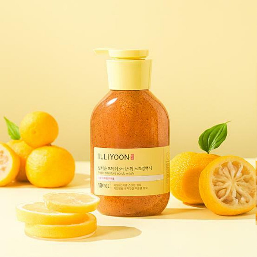Sữa tắm tẩy da chết body Illiyoon Fresh Moisture Scrub Wash 400ml