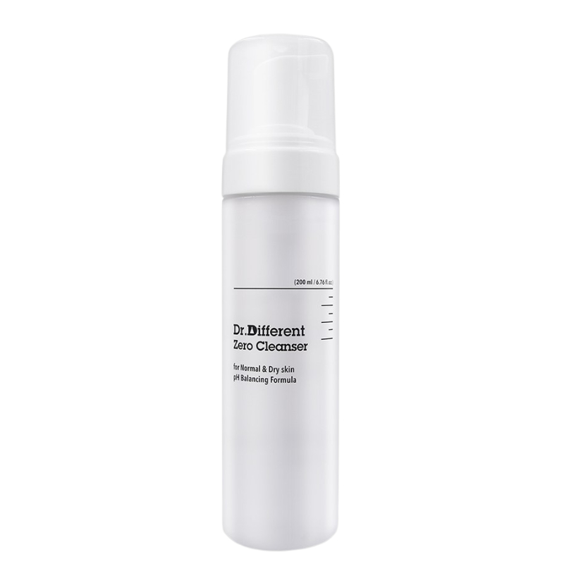 Dr. Different Zero Cleanser for Normal & Dry Skin 6.67 fl.oz / 200ml