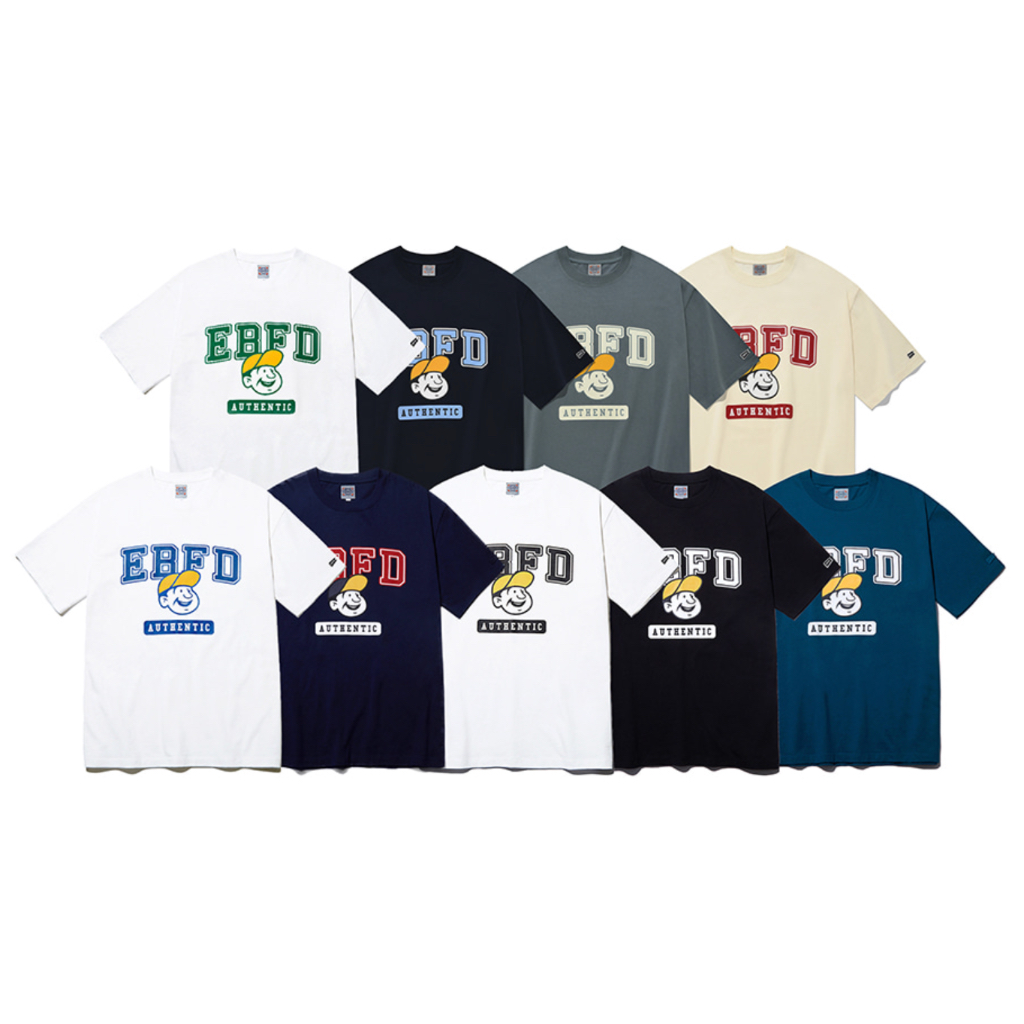 Áo Thun Cánh Đồng EBFD ebbets (10 Màu) tee Mùa Hè