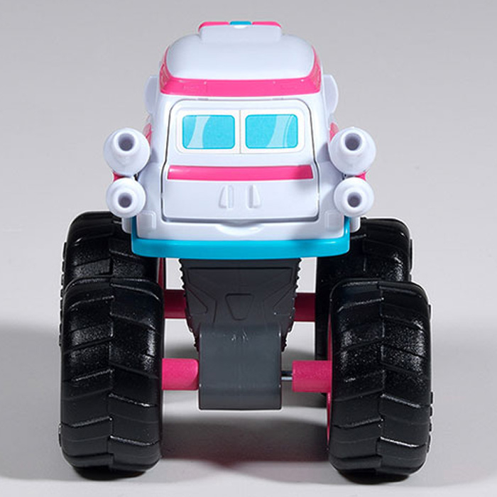 Babybus - Bộ Đồ Chơi Xe Cứu Thương Quái Vật Lăn Gấu Trúc / Xe Buýt Minicar Có Bánh Xe Di Chuyển Tự Do Cho Bé