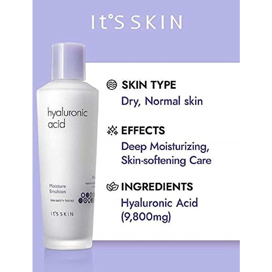 Sữa dưỡng ẩm Its Skin Hyaluronic Acid Moisture Emulsion 150ml