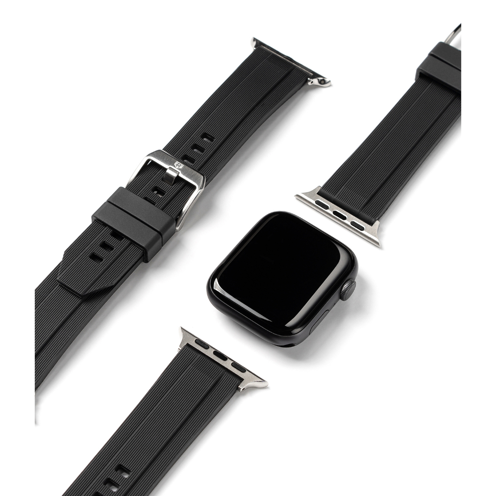 Ringke Rubber One Dây đeo đồng hồ thông minh bằng thép không gỉ TPU cho Apple Watch 49mm 46mm 45mm 4