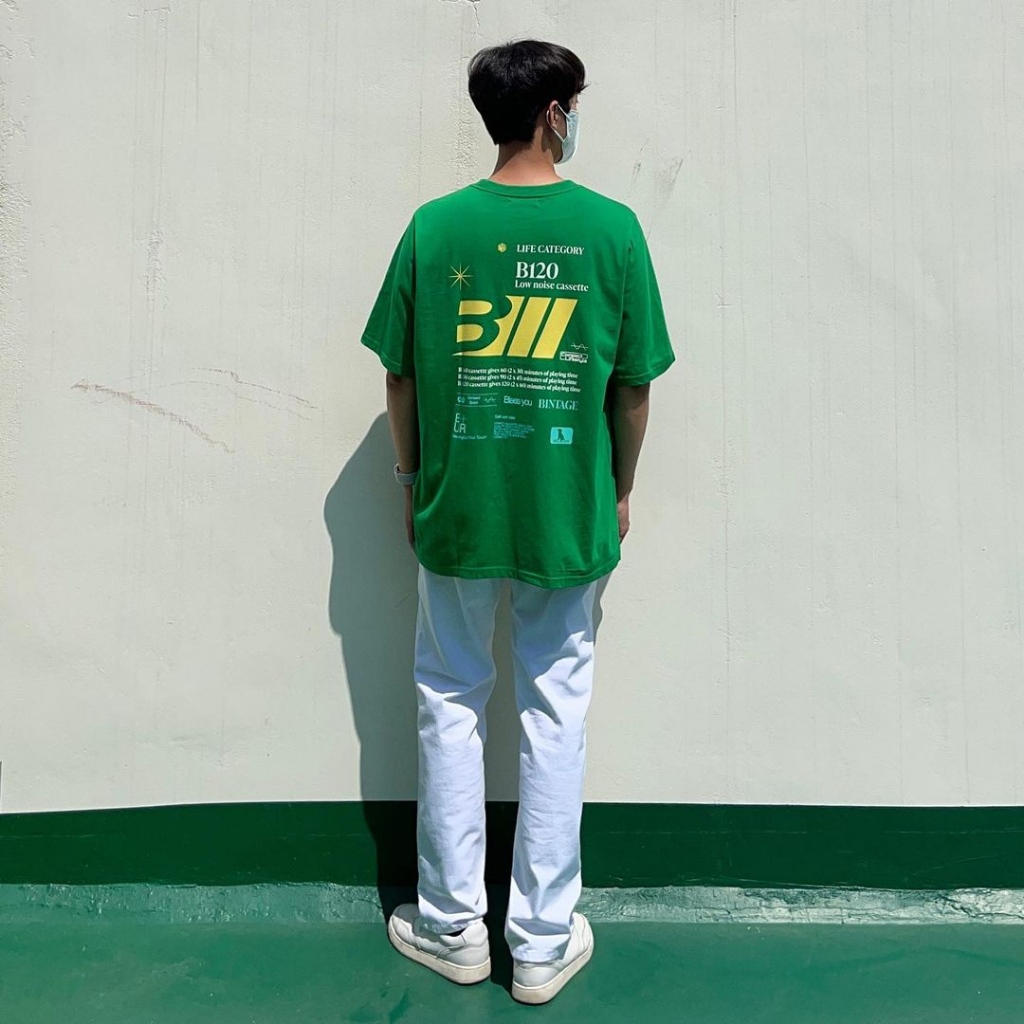 Áo Thun Blur Logo Slash Back Chính Hãng