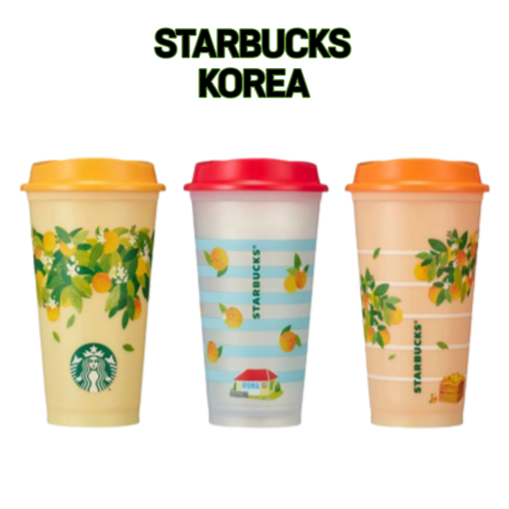 [Starbucks Korea] Set 3 Ly Nhựa Reusable 473ml