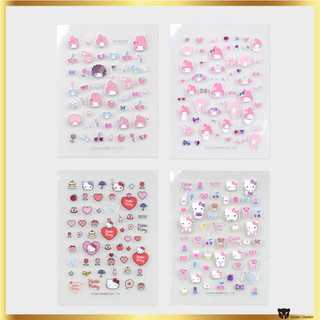 Hình dán trang trí móng tay họa tiết sanrio my melody & hello kitty xinh xắn