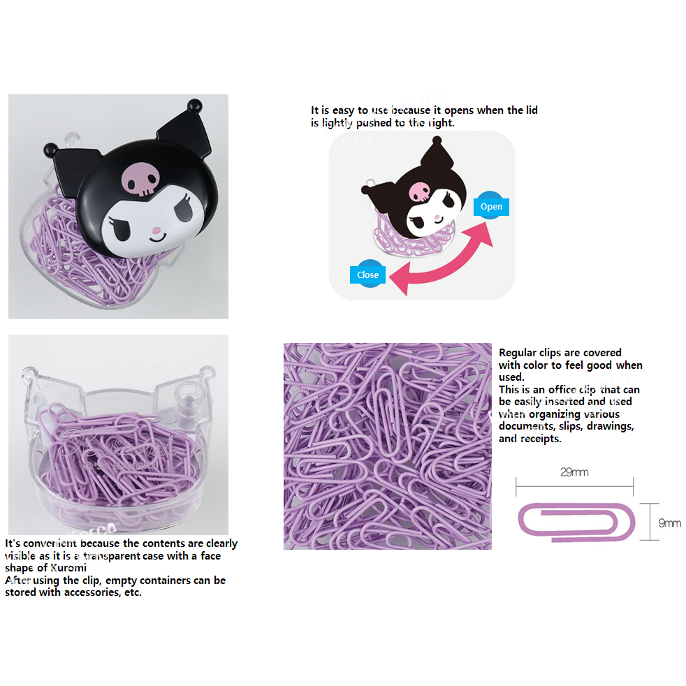 Kẹp Màu KUROMI 50P