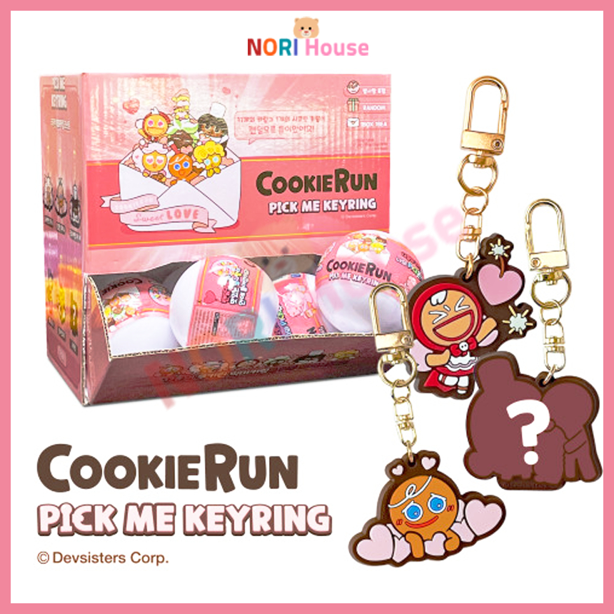 Bánh quy Cookie Run Kingdom Pick Me Key Ring CRK Official KeyChains